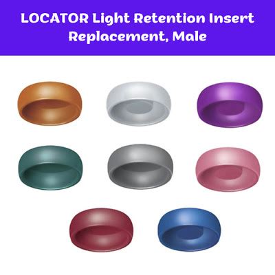 locator light retention inserts